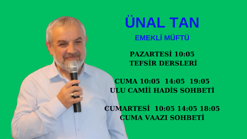 EMEKLİ MÜFTÜ ÜNAL TAN